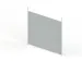 scheidingsplaat,v. inhaakstelling,HxD 400x400mm,doorgaand,staal