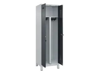 PBM-locker,HxBxD 1950x600x500mm,2vak,vak B 300mm,draaigrendel - 1