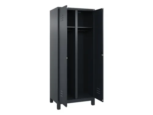 locker voor scheiding van kleding,HxBxD 1950x800x500mm,2vak
