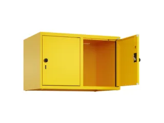 opzetkast,v. locker,2vak.,vak B 400mm,HxBxD 500x800x500mm,draaigrendel - 1