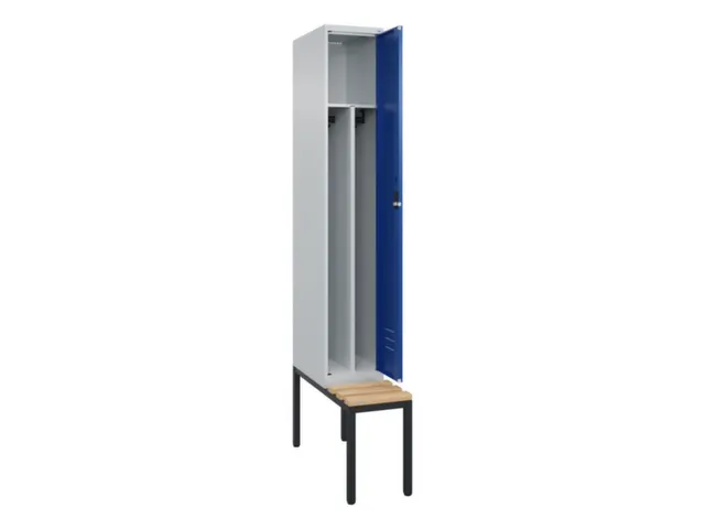 locker voor scheiding van kleding,HxBxD 2120x300x815mm,1vak