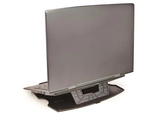 Draagbare laptopstandaard Zwart