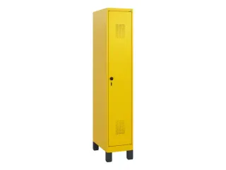 schoollocker,HxBxD 1630x300x500mm,1vak,vak B 300mm,draaigrendel,voeten - 2