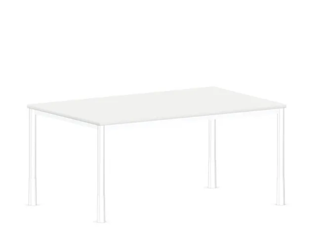 In hoogte verstelbaar bureau,HxBxD 720-840x1600x1000mm,Bl-wit