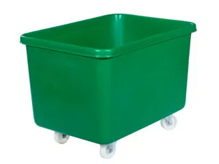 Verrijdbare Rechthoekige Bak 340 Liter Hxbxd 711X991X686Mm Pe Groen - 1