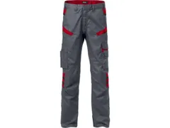 Fristads 2552 STFP broek voor P/COT, grijs/rood, maat D120, per stuk