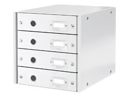 Ladenbox 4 Laden Leitz Click & Store 4 Laden Wit 81% gerecycled karton