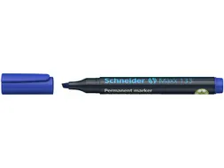 Permanent marker Schneider Maxx 133 schuin 1-4mm blauw