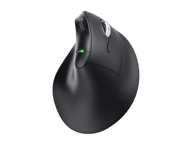 Ergonomische muis Trust hyperscrol Vyran draadloos zwart