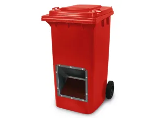 verrijdbare zoutbak,240l,HxBxD 1075x580x730mm,HDPE,m. m. ingreep - 1