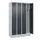 locker voor scheiding van kleding,HxBxD 1950x1200x500mm,4vak