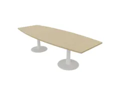 vergadertafel,HxBxD 740x2800x1100mm,vatvormig