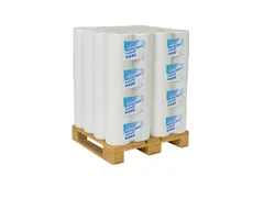 Poetspapier midi 1-laags 19cmx270m Wit 6 rollen Pallet