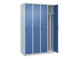 locker voor scheiding van kleding,HxBxD 1850x1200x500mm,4vak - 2