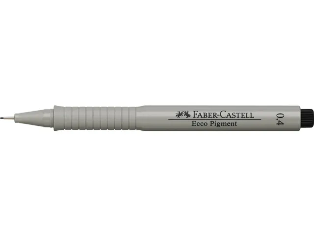 Tekenpen Faber Castell Ecco Pigment 0.4Mm Zwart
