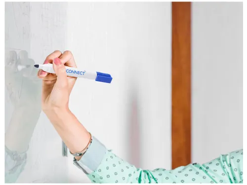 Whiteboardmarker Ronde Punt Blauw 2-3mm