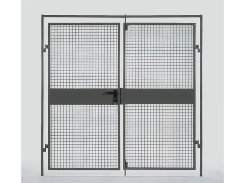 dubbele vleugeldeur,v. scheidingswandsysteem,HxB 2550x2000mm,RAL5002