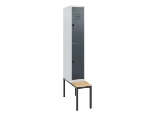 Dubbeldekse dekenkist,HxBxD 1950x300x815mm,1x2vak.,vak B 300mm