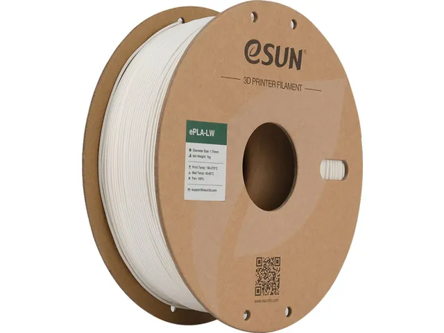 eSUN 3D printer Filament ePLA-LW 1,75 mm Wit 1kg
