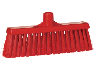 Hygiene 3166-4 veger met rechte nek medium vezels rood 310mm - 1