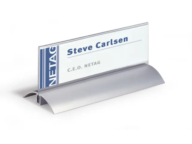 Tafelnaambord Durable Presenter 8202 61x210mm