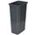afvalverzamelaar,80l,HxBxD 762x320x460mm,romp PP grijs,gesloten