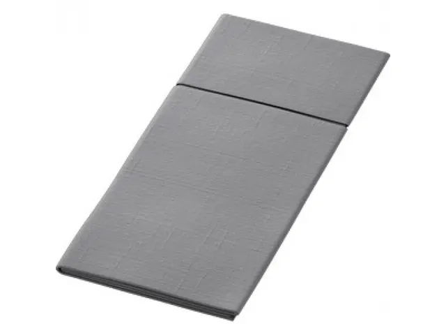 Bestekzakjes 40x33cm Granite G rijs 4x65 stuks