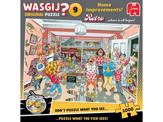 Wasgij Retro Original Puzzel 9 Home Improvements 1000 stukjes