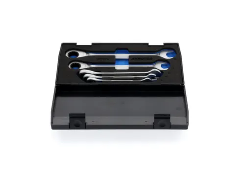 GEDORE 7 R-005 Set steeksleutels met ringratel 5-delig 8-19mm