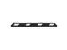 parkeerplaatsbegrenzing,B 1800mm,recyclebaar rubber,zwart/wit
