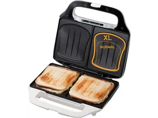 Tosti IJzer XL Wit Anti-Aanbaklaag 900W - 4