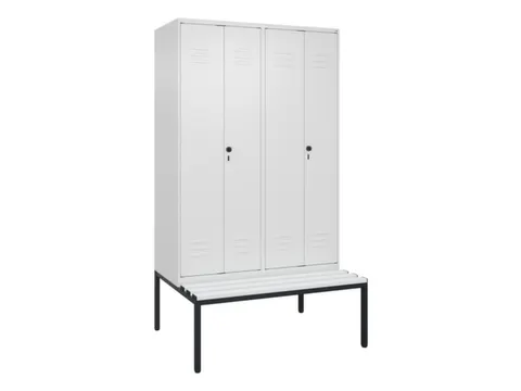locker voor scheiding van kleding,HxBxD 2120x1200x815mm,4vak