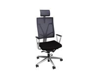 Nowy Styl Bureaustoel 4ME met hoofdsteun Tegendrukinstelling Blauw