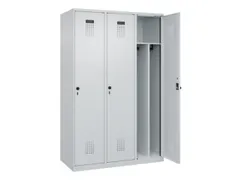 locker voor scheiding van kleding,HxBxD 1850x1200x500mm,3vak