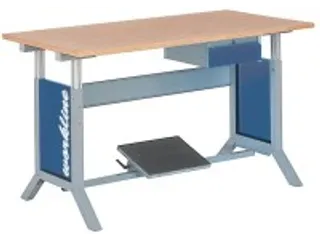 Montagetafel Basis 735-1100x1500x750mm Multiplex 25mm Voetensteun - 2