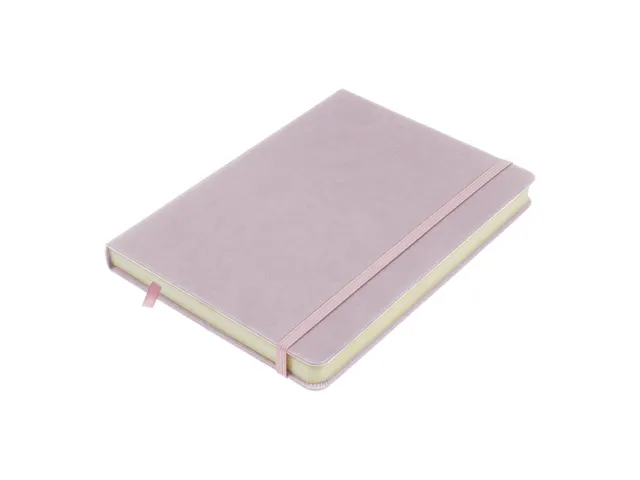 Schetsboek Kangaro A5 violet PU HC 80 blad 140gr roomwit met elastiek