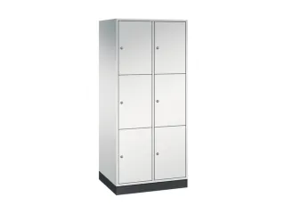 grootvolume-lockersysteem,RAL 7035,HxBxD 1950x820x600mm,2x3vakken - 2