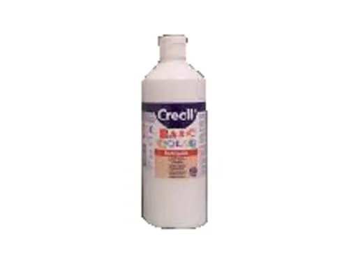 Plakkaatverf Creall basic wit 500ml