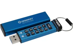 Kingston IronKey Keypad 200 USB 3.2 Gen 1 stick met hardware 128GB