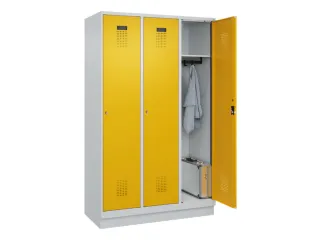 locker,HxBxD 1950x1200x500mm,3vak,vak B 400mm,cil.-slot,sokkel - 1