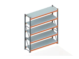 Breedvakstelling Basisveld Hxbxd 3300x2870x800mm 5 Stalen Legborden - 1