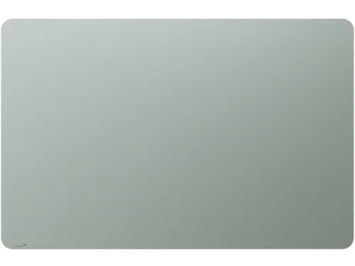 Mat Glasbord 100x150cm Sage Green Ronde Hoeken