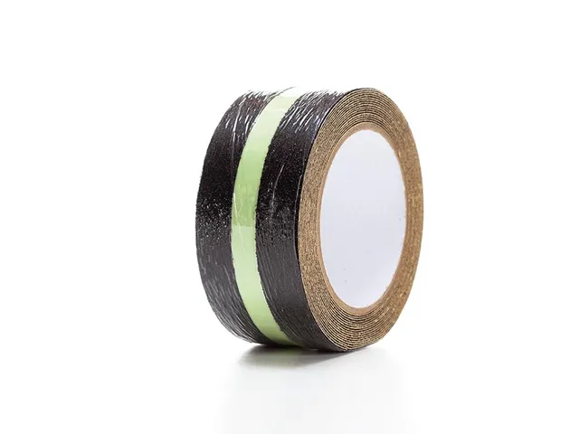 Antislip Glow IN THE Dark Tape 5cm x 5m - Zwart/Groen