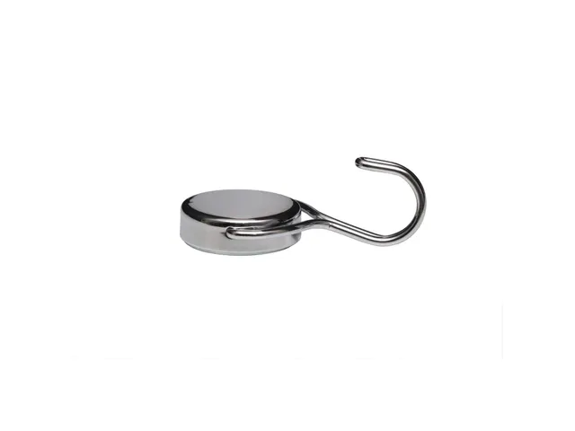 Aimant MAUL Neodymium avec crochet Ø38.5mm 30kg chrome