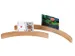 Kaarthouder hout middel 35 cm