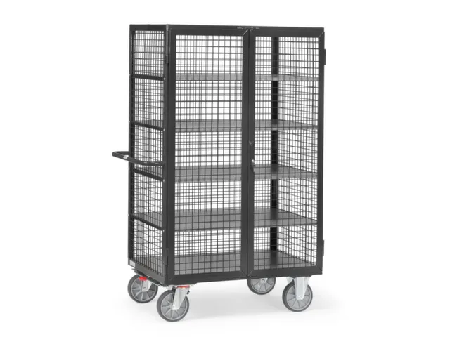 kastwagen,draagverm. 750kg,5etage(s),laadvl. LxB 1000x680mm,houtplaat