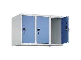 opzetkast,v. locker,3vak.,vak B 250mm,HxBxD 500x750x500mm,vleugeldeur - 2
