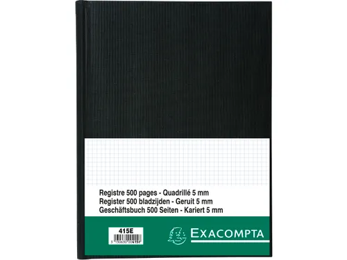 Register. 29,7x21 Q5x5 500 bl