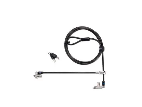 Kensington Slim N17 2.0 Keyed Dual Head Laptop Lock voor Wedge-Shaped