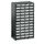 ESD-assortimentskast,HxBxD 550x310x180mm,48lade(n),laden zwart